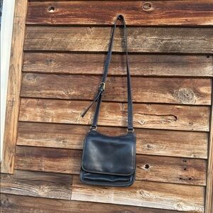 Liz Claiborne Black Leather Bag vintage